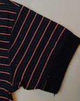 SUGAR CANE (シュガーケーン) クルーネック・ポケットTシャツ SC78530 "DOBBY BORDER S/S POCKET T-SHIRT" ネイビー