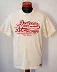 DELUXEWARE (デラックスウエア) 半袖Tシャツ BRG-DD3A "DELUXEWARE & DALEE'S" ナチュラル