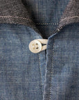 WARE HOUSE (ウエアハウス) 半袖オープンカラーシャツ 3091 "S/S OPEN COLLAR SHIRTS" コンビシャンブレー