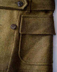 BUZZ RICKSON'S (バズリクソンズ) ウールブランケットコート BR15139 "OVERCOAT, SHORT, WOOL Type M-1926" オリーブ