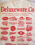 DELUXEWARE (デラックスウエア) 半袖Tシャツ BRG-DD3A "DELUXEWARE & DALEE'S" ナチュラル