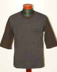 DELUXEWARE (デラックスウエア) 7分袖Tシャツ URES-03 "GOLD RUSH" ネイビー