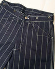 Dapper's (ダッパーズ) ワークパンツ 1270 "Classical Railroader Work Pants" インディゴウォバッシュ・ロープストライプ