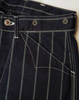 Dapper's (ダッパーズ) ワークパンツ 1270 "Classical Railroader Work Pants" インディゴウォバッシュ・ロープストライプ