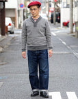 DALEE'S (ダリーズ) アンティークスウェット "GALLIA KNIT (ガリアニット)" ...ANTIQUE KNIT VIN.黒杢ベージュ