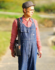 JELADO (ジェラード) 長袖ワークシャツ JP51104 "Railroader Shirts (レイルローダーシャツ)" レッド