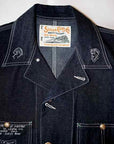 SUGAR CANE (シュガーケーン) 11oz.ブルーデニム・ワークコート SC15449 "1920's CARTOON WORK COAT" インディゴデニム・ワンウォッシュ