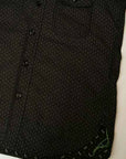 SUGAR CANE (シュガーケーン)×MISTER FREEDOM (ミスターフリーダム) 長袖ワークシャツ SC27952 "NIXON SHIRT" ブラック・ワンウォッシュ