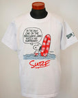 SUN SURF (サンサーフ) × PEANUTS (ピーナッツ) 半袖スヌーピーTシャツ SS79166 "SURF" ホワイト