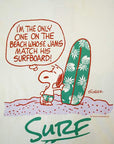 SUN SURF (サンサーフ) × PEANUTS (ピーナッツ) 半袖スヌーピーTシャツ SS79166 "SURF" グリーン