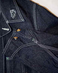 SUGAR CANE (シュガーケーン) 11oz.ブルーデニム・ワークコート SC15449 "1920's CARTOON WORK COAT" インディゴデニム・ワンウォッシュ
