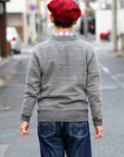 DALEE'S (ダリーズ) アンティークスウェット "GALLIA KNIT (ガリアニット)" ...ANTIQUE KNIT VIN.黒杢ベージュ