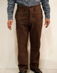 Dapper's (ダッパーズ) ハイバックトラウザース 1600 "Classical Narrow Trousers Type Hi-Back" ブリック/ブラック・クラシックチェック