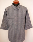 DALEE'S (ダリーズ) 6分袖ワークシャツ "Raila (レイラ)" ...20s 3/5 SLEEVE インディゴドギー
