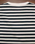 WORKERS (ワーカーズ) 長袖ボーダーTシャツ "Narrow Border Long" ブラック×ホワイト