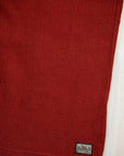 DALEE'S (ダリーズ) 6分袖ヘンリーネックTシャツ "Rail Nit.B (レイルニット.B)" ...RAIL ROAD KNIT フェルトレッド