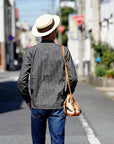 ADJUSTABLE COSTUME (アジャスタブルコスチューム) ボーターハット (カンカン帽) AHT-007 "Panama Boater Hat" ダークブラウン