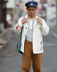 Dapper's (ダッパーズ) ミニショルダーバッグ 1530 "Horsehide Leather Mini Shoulder Bag" 青碧ブルー