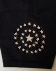 DELUXEWARE (デラックスウエア) 半袖Tシャツ BRG-19A "US EAGLE" ブルーブラック