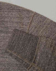 GREMEN & Vill.Eight (グレメン&ビルエイト) スウェット FLATLOCK-100 "FLATLOCK SEAM" VIN. 黒杢グレー