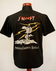 TAILOR TOYO (テーラー東洋) × PEANUTS (ピーナッツ) スカTシャツ TT79217 "SNOOPY" ブラック