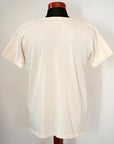 Dapper's (ダッパーズ) 半袖Tシャツ 1631 "Military Crew Neck Tee Standard Sewing Model" オフホワイト/ブラック
