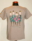 SUN SURF (サンサーフ) 半袖Tシャツ SS78033 "STRIPPER" by SHAG グレー