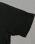 DALEE'S (ダリーズ) Vネック・半袖Tシャツ "FOX KNIT (フォックスニット)" ...30s CLASSIC KNIT ブラック