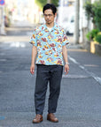 UES (ウエス) ラマヤーナ・VネックTシャツ 65RV ホワイト