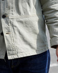 BUZZ RICKSON'S (バズリクソンズ) ユーティリティーコート BR15123 "U.S.M.C. M-1944 HERRINGBONE UTILITY JACKET" オリーブ