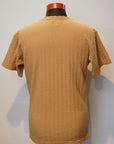 DALEE'S (ダリーズ) Vネック・半袖Tシャツ "FOX KNIT (フォックスニット)" ...30s CLASSIC KNIT ブラウン.C