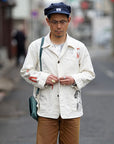 SUGAR CANE (シュガーケーン) 9oz.ツイル・ワークコート SC15506 "1920's CARTOON WORK COAT" ナチュラル・ワンウォッシュ