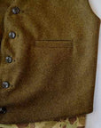 BUZZ RICKSON'S (バズリクソンズ) リバーシブル・ミリタリーベスト BR15161 "FROGSKIN VEST" カモフラージュ×オリーブ