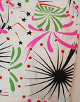 JELADO (ジェラード) 長袖オープンカラーシャツ SG51102 "Westcoast Shirts (ウエストコーストシャツ)" 花火柄ホワイト
