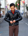 JELADO (ジェラード) レザージャケット JP94409 "44 Leather Jacket" ブラック