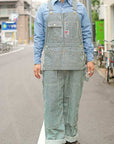 TCB (ティーシービー) オーバーオール "HANDYMAN PANTS" インディゴヒッコリー・ワンウォッシュ