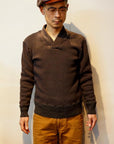 DALEE'S (ダリーズ) Vネック・コットンニット "ARMEE KNIT" ...ANTIQUE KNIT US.ボーダー