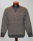 GREMEN & Vill.Eight (グレメン&ビルエイト) スウェット FLATLOCK-100 "FLATLOCK SEAM" VIN. 黒杢グレー
