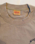 DELUXEWARE/半袖Tシャツ/DLT-25/LEATHER & SADDLE/アッシュグレー