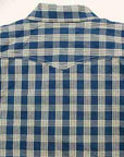 UNION SUPPLY (ユニオンサプライ) パラカジャケット US13487 "PALAKA CHECK SHIRT BLOUSE" ネイビー・ワンウォッシュ
