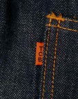 TCB (ティーシービー) スリムジーンズ "TCB Orange" インディゴ・ワンウォッシュ