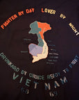 TAILOR TOYO (テーラー東洋) コットンレーヨン・ベトナムジャケット TT15395 "VIETNAM MAP (AGING MODEL)" ブラック
