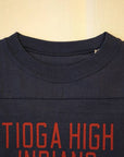 WARE HOUSE (ウエアハウス) 7分袖フットボールTシャツ 4063 "TIOGA HIGH" ネイビー