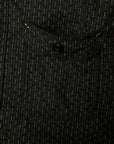 SUGAR CANE (シュガーケーン)×MISTER FREEDOM (ミスターフリーダム) 長袖ワークシャツ SC27952 "NIXON SHIRT" ブラック・ワンウォッシュ