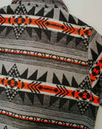 Dapper's (ダッパーズ) ブランケットジャケット 1366 "Native Pattern Blanket A-1 Style Jacket" ライトグレー/ブラック