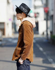 Dapper's (ダッパーズ) ワークテーラードジャケット 1744 "Classical 3Button Work Tailored Jacket" キャメル