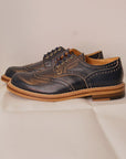 JELADO (ジェラード)"ANTIQUE GARMENTS" × RHYTHM FOOTWEAR (リズムフットウエア) ウィングチップシューズ AG21901 "Harlem" オールドネイビー
