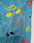 STAR OF HOLLYWOOD (スターオブハリウッド) 長袖オープンシャツ SH29083 "ROCKIN' NOTES" ブルー