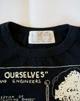 SUGAR CANE (シュガーケーン) 半袖Tシャツ SC79263 1920's CARTOON T-SHIRT "AMONG OURSELVES" ブラック