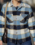 BUZZ RICKSON'S (バズリクソンズ) レザー・ショルダーバッグ BR02834 "SUIT-PNEUMATIC ANTI-G, TYPE G-3A LEATHER BAG" ブラウン